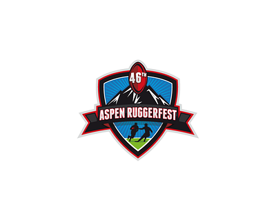 Aspen Ruggerfest logo design