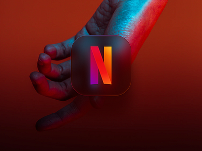 Netflix app big sur color icon ios iphone