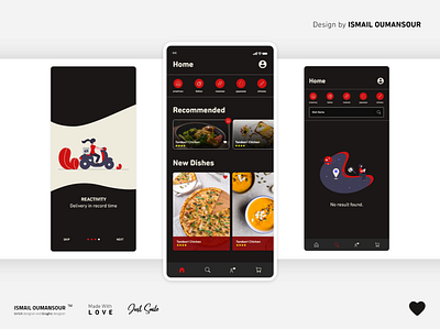 FOOD App Design app design illustration ui uidesign ux web