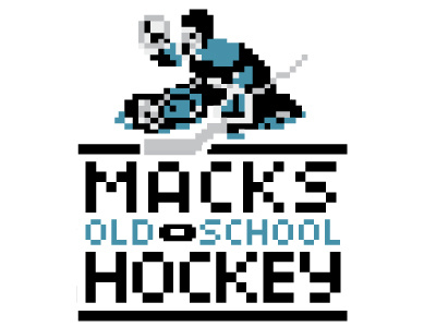 Old School hockey logo