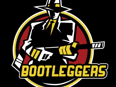 Gangster3 bootleggers hockey logo