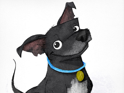 #adoptadoodleproject-Travis adoptadoodle brooklyn chararacter design cintiq dog dogs illustration nyc photoshop textures wacom