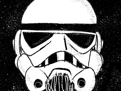 Star Wars Helmet Studies: Stormtrooper childrens book illustration photoshop sketch star wars stormtrooper