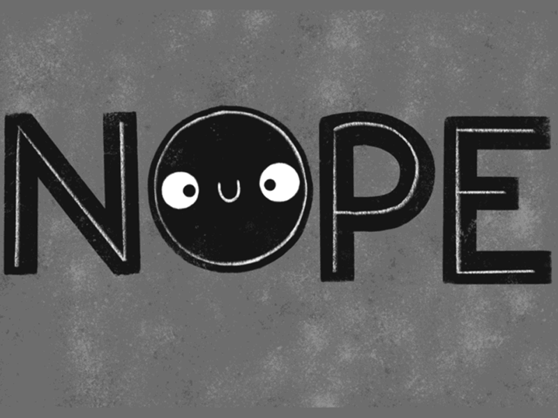 Nope character design childrens book childrens illustration gif kidlitart nope type