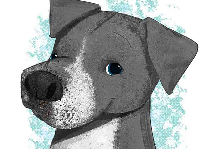 #adoptadoodle project -Ava - Tuff Tails Rescue - LI, NY adoptadoodle adoptadoodle project animals childrens book childrens illustration dog illustration pets