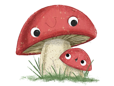 🍄🍄🍄 book illustration childrens cute illustration kidlit kidlitart mushroom spot illustration