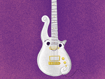 Cloud Guitar ☁️🎸 childrens book guitar illustration kidlit music prince purple purple rain