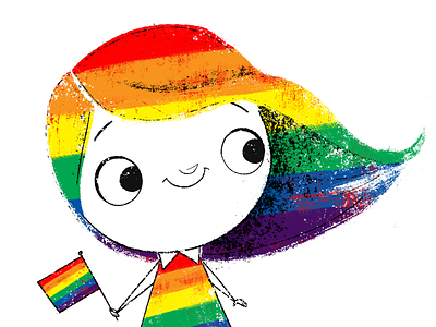 Happy Pride Day NYC book illustration childrens book childrens illustration illustration kidlitart paint pride story story book