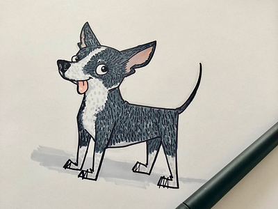 Inktober Round 2 book illustration character design childrens book dog dogs ink inktober