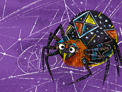 Anansi the Spider anansi book illustration character design childrens book folklore folktale illustration illustrator kidlit kidlitart picture book spider story
