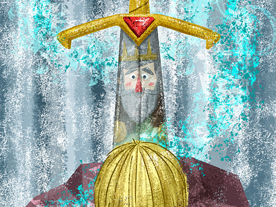 Sword in the Stone 🗡✨ childrens book childrens book illustration digital painting illustration illustrator kidlit kidlitart picture book sword sword in the stone