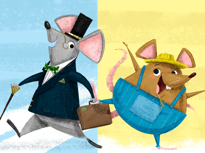  Book Town Mouse And Country Mouse