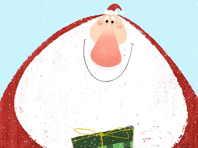 The Big Guy book illustration childrens book christmas holiday illustration illustrator kidlitart picture book art santa