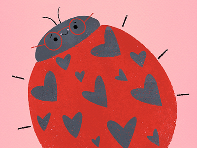 ❤️🐞 Love Bug book illustration childrens book illustration kidlitart kids love picture book story valentines day