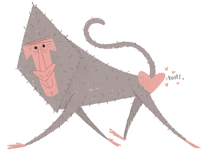 ❤️toot❤️ book illustration childrens book childrens book art illustration kidlit kidlitart monkey story toot valentine valentines day