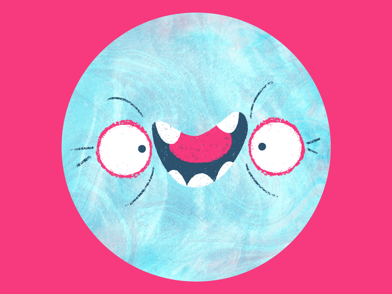 Happy &/or Angry Monster Coaster book illustration character design childrens book childrens book illustration childrens illustration coaster illustration kidlit kidlitart monster photoshop picture book sticker mule