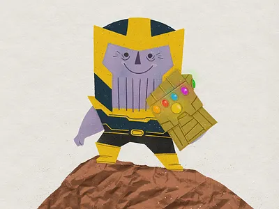 Endgame avengers children childrens book childrens book illustration cute fan art illustration illustrator kidlit kidlitart kids movie picture book super hero thanos