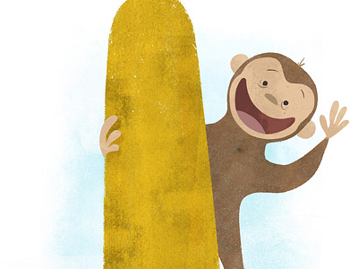 Kidlit Inktober Day 6 - Curious George book illustration childrens book childrens book illustration childrens illustration curious george illustration kidlit kidlitart picture book story