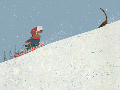 ❄️ Winter Vibes book illustration childrens book cute illustration kid kidlitart snow story winter