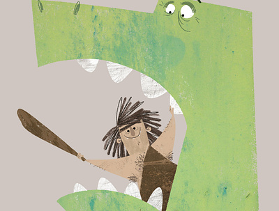 Prehistoric Pals 🦖 book illustration childrens book childrens book illustration childrens illustration dinosaur illustration kidlitart picture book story