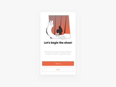 Daily UI Challenge 001 — Sign up app design mobile product design ui