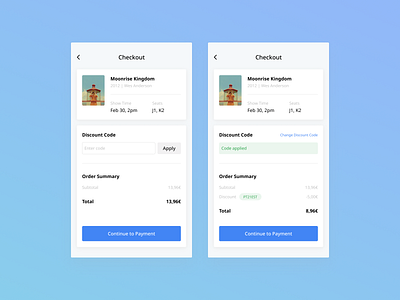 Daily UI Challenge 002 — Credit Card Checkout