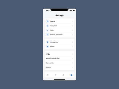 Daily UI — Settings