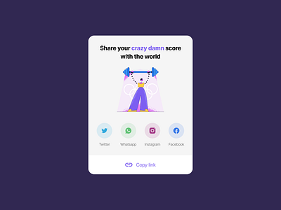 Daily UI — Social Share