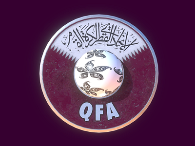 Qatar national team – 3D badge