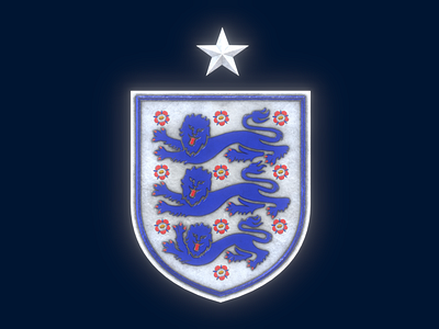 England national team – 3D badge