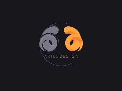 personal logo aries branding logo logo design vector