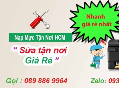Nạp mực máy in bom muc may in nap muc may in thay muc in tan noi