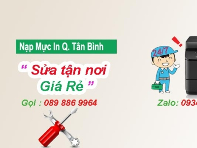 Nạp mực máy in quận tân bình bơm mực tân bình nap muc in quan tan binh thay mực in tại tân bình