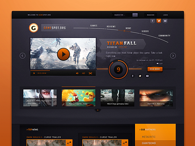 Website Game designs, themes, templates and downloadable graphic elements  on Dribbble