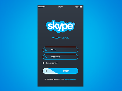 Skype app concept