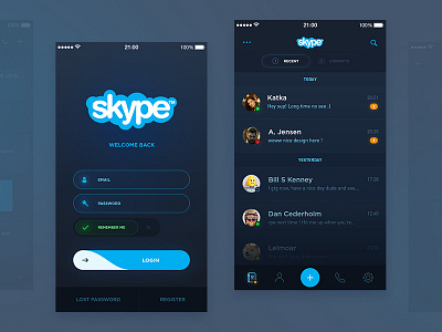 Skype Redesign (WIP)