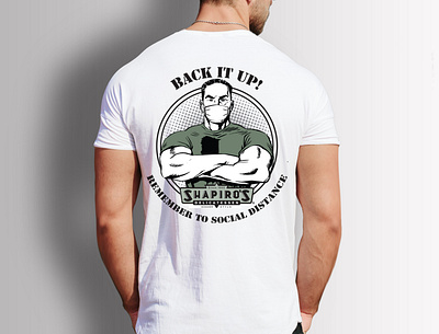 BACK IT UP Shirt branding covid 19 social distancing t shirt design