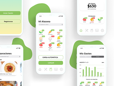 Alacenapp - UX/UI Design app app design design ios minimal mobile typography ui ui design user interface ux ux design