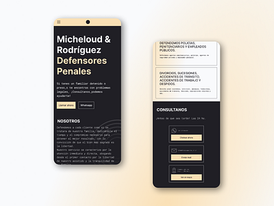 Micheloud & Rodríguez - Landing Page