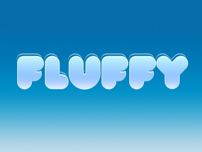 Fluffy font fabric val