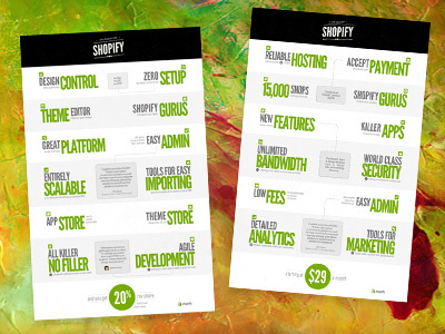 Shopify Partners Docs collateral green pdf vector
