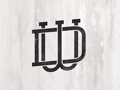 WD Monogram logo monogram