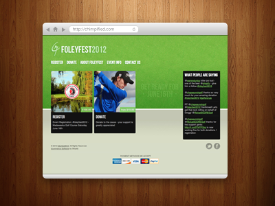 foleyfest2012 store ecommerce golf logo shopify website