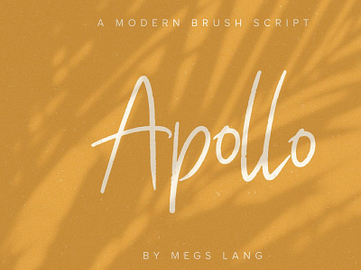 apollo hand lettered brush script font by megs lang prvw 001