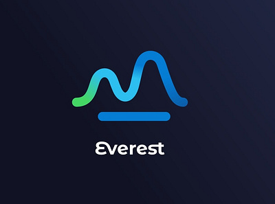 Mount Everest logo illustration logo vector