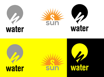 sun water logo bd logo company logo design font logo graphics design icon logo logo design logo. best logo. signature logo vector