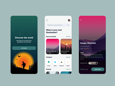 Travels Apps design dribbble best shot graphicdesign interaction iphone mobile app mobile design motion popular uidesign