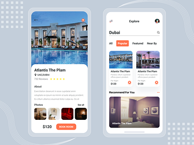 find hotel design dribbble best shot graphicdesign iphone popular trend trendy ui uidesign ux