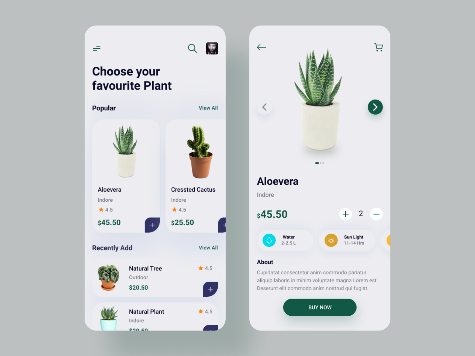 Plant apps by saydulmoon on Dribbble