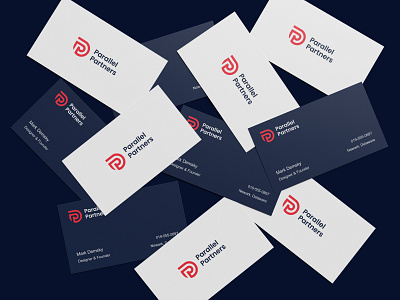 Business Cards - Parallel Partners business card business card mockup card cards ui